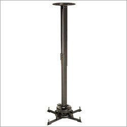 Projector Ceiling Mount Kit - Steel, 40-60cm Adjustable Length | Black, 360Â° Rotation, 15Â° Tilt, Easy Installation, Height Adjustable, Secure Mounting