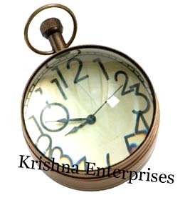 Antique Paper Weight Clock