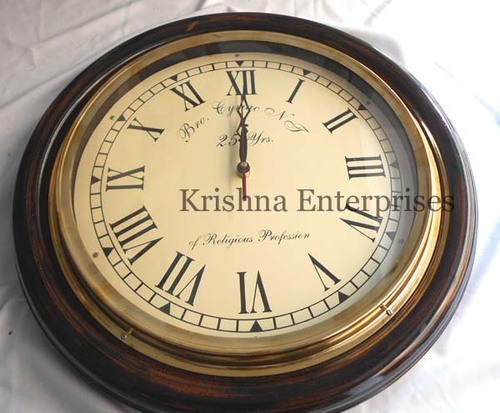 Wooden 25 Year Clock
