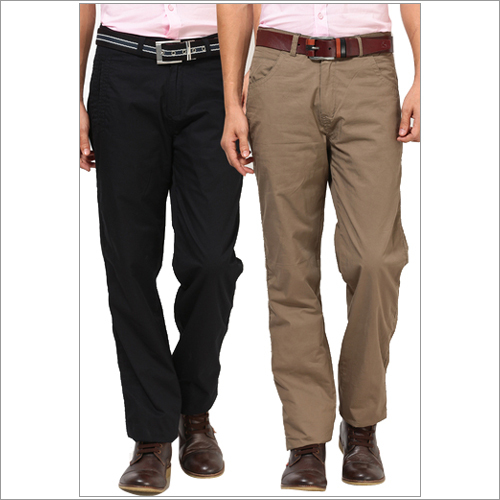 Multi Color Fix Waist Casual Trouser