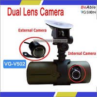 HD vehicle DVR with Dual Camera
