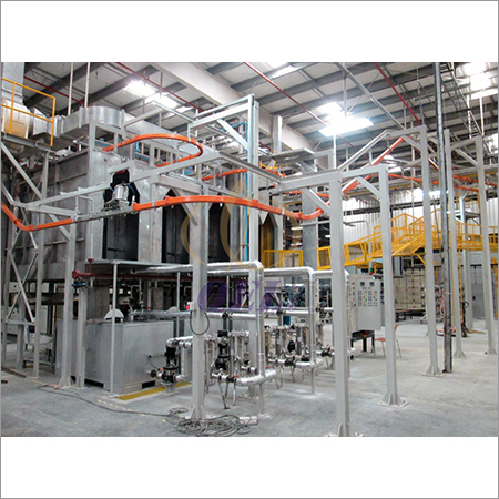 Over Head Conveyor Coating Plant