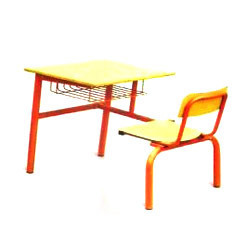 School Chair with Desk