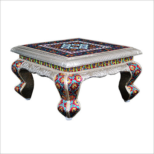 Meenakari Metal Chowki