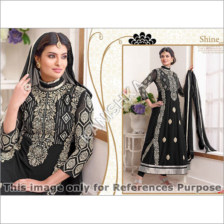 Black Long Salwar Suit