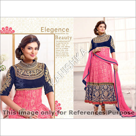 Embroidered Anarkali Suits