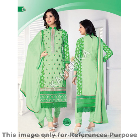 Green Readymade Salwar Suits