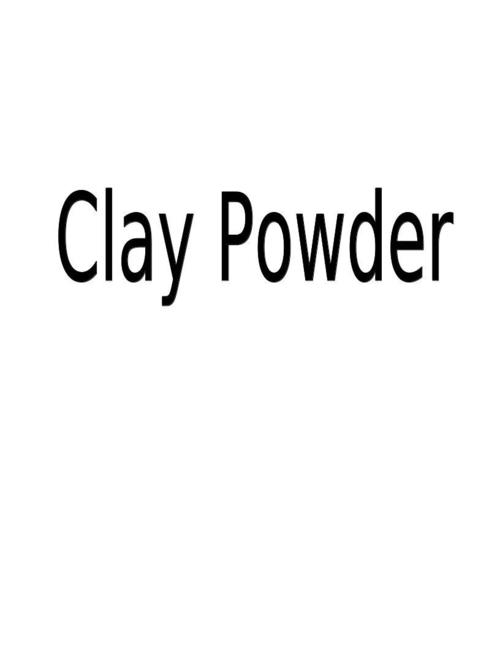 Clay powder