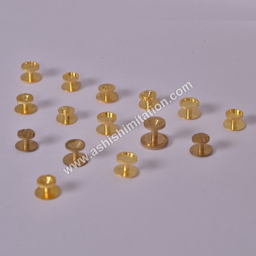 Brass Kurta Button