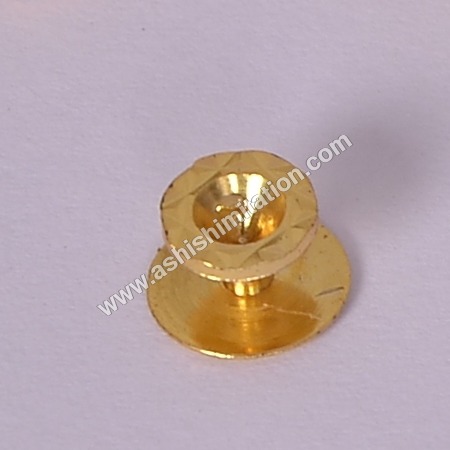 Raw Brass Kurta Button