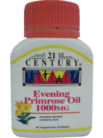Evening Primrose Oil 1000mg Cap. (60's) - Red, Daily Supplement, Natural GLA Source for Women