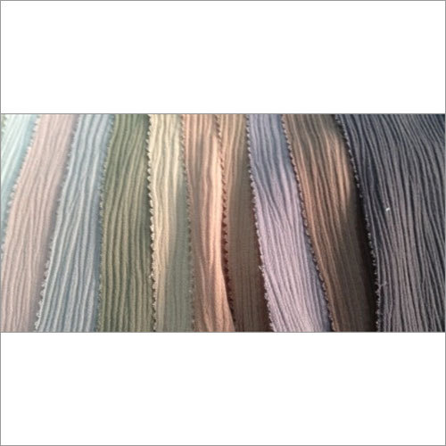 Rayon Dyed Crinkle Fabric
