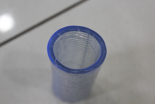 White Transparent PVC Nylon Braided Pipe