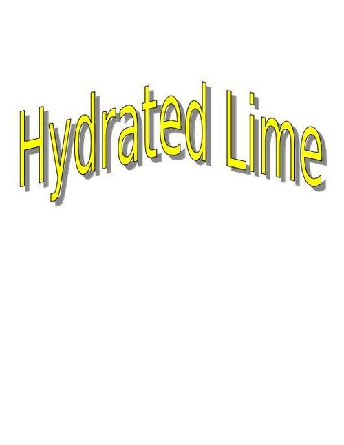 Hydrated lime
