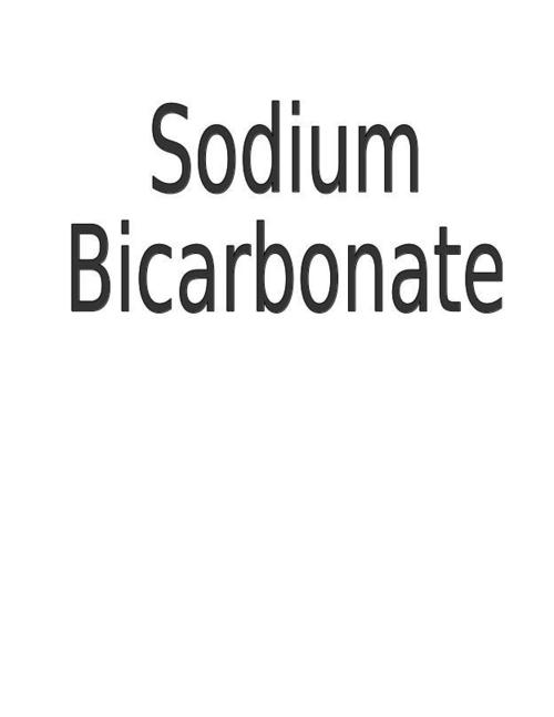 Sodium bicarbonate