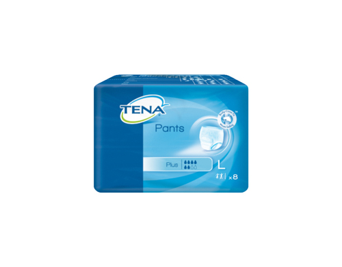 Tena Pants Plus - Non-Woven XL Blue, Moderate to Heavy Absorbency, FeelDry Technology