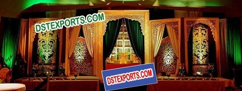  WEDDING CARVED PANEL STAGE SET