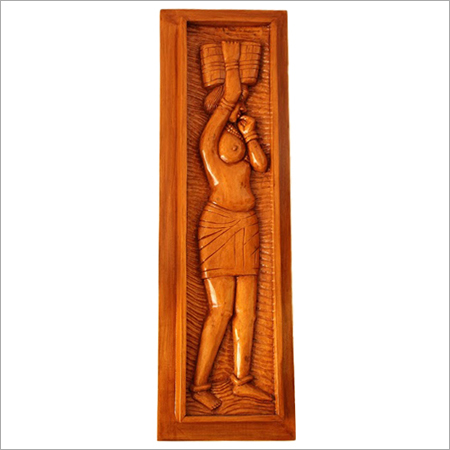 Wooden Lady Panel - Wood, Varied Sizes, Brown | Elegant Design, Polished Finish, Durable, Customizable