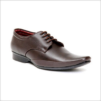 Textured Brown Formal Shoes