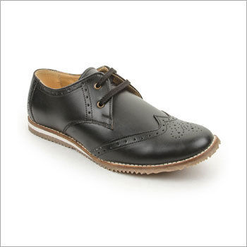 Casual Black Derby Shoes