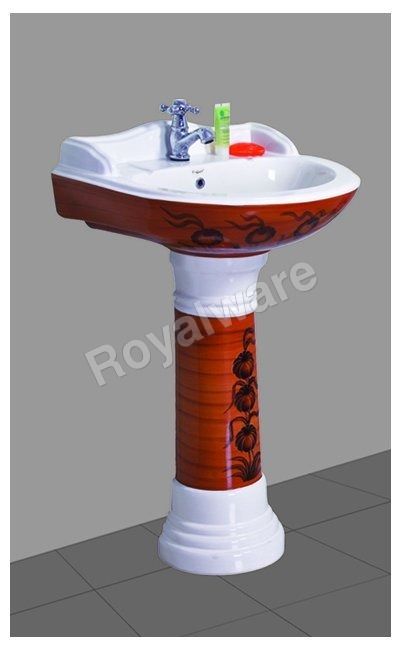 Ceramic Printed Wash Basin 