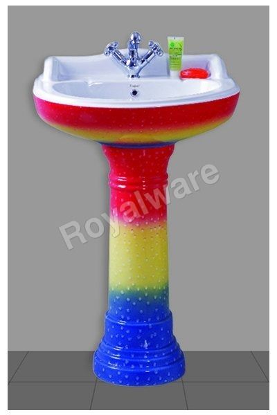 Pedestal Bathroom Wash Basin