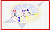 2-Acetamido-5-mercapto-1,3,4-thiadiazole; N-(4,5-Dihydro-5-thioxo-1,3,4-thiadiazol-2-yl)acetamide;