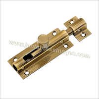 Brass Round Baby Latch - Brass, 75-100mm, Gold | Sturdy, Corrosion Resistant, Easy Install, Secure