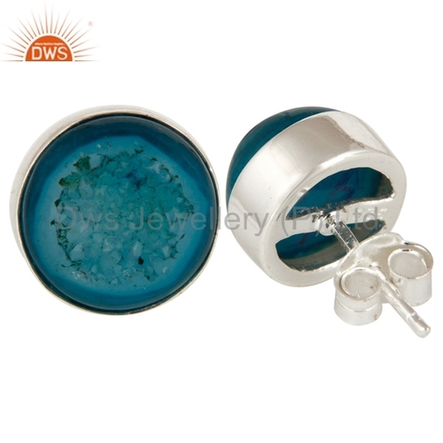 925 Sterling Silver Gemstone Stud Earrings