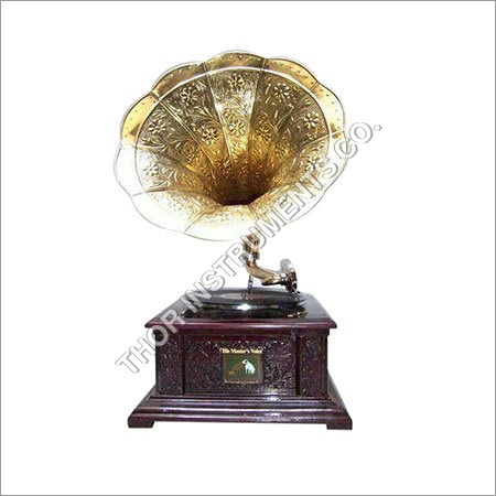 Brass Gramophone