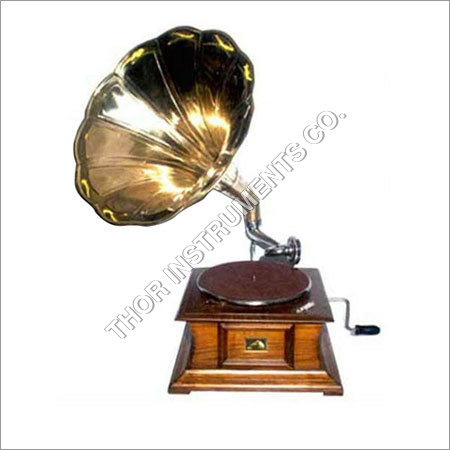 Brass Gramophone