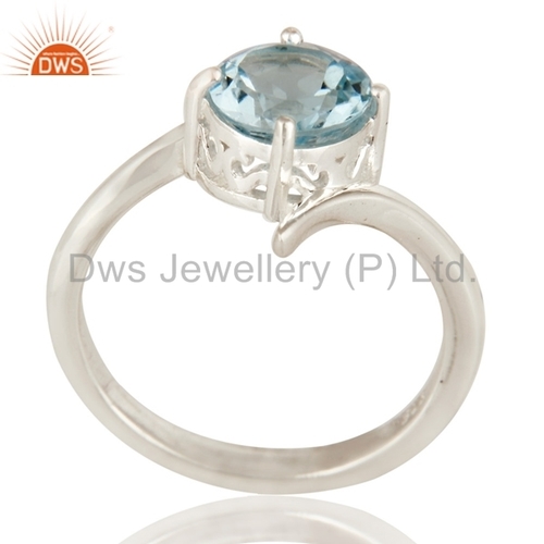 925 Sterling Silver Gemstone Wedding Rings