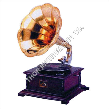 Brass Gramophone