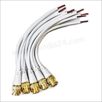 Bnc Connector Zinc White Cable