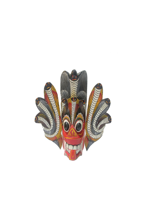 Wooden NAGA Tiki Mask