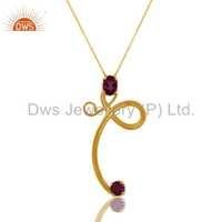 92.5 Silver Amethyst Pendant Gender: Women