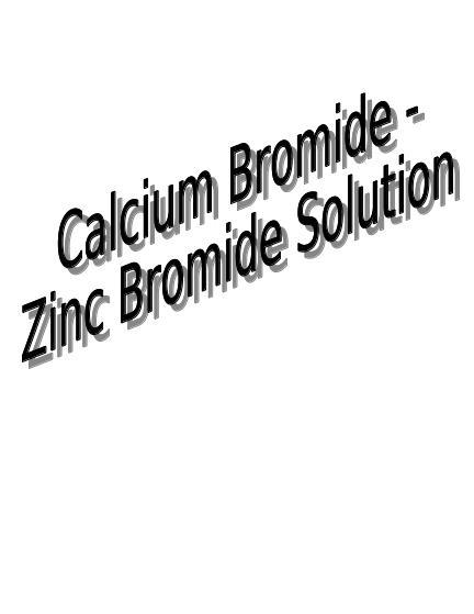 Calcium bromide-zinc bromide solution