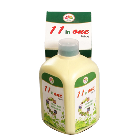 GKM 11 In One Juice - 500ml Plastic Bottle, Beige | Health Boost, Natural Blend, Eleven Extracts, Daily Wellness