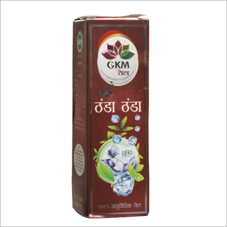 GKM Cool Cool Oil - 30ml, Maroon Box | Cooling Effect, Herbal Extracts, Skin Relief