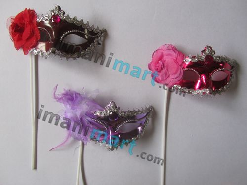 Stick masquerade eye mask
