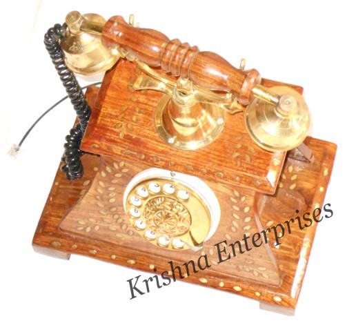 Antique Style Wooden Telephone