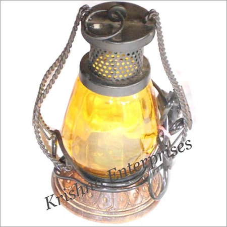 Yellow Mirror Table Lamp