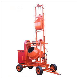 Concrete Mixture with lift machine