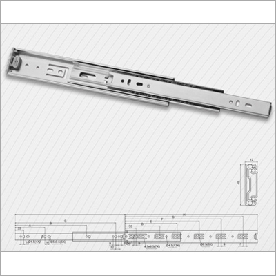 Zinc Finish Slides channels