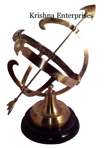 Antique Armillary Sundial - Antique Bronze