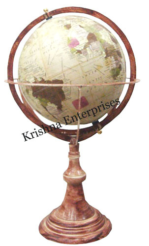 Wooden Stand Globe