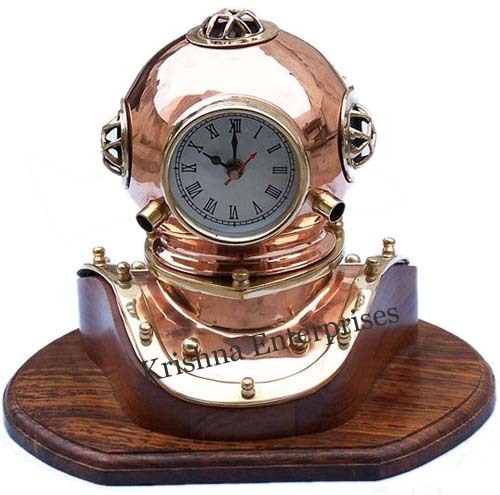 Diving Helmet With Clock 