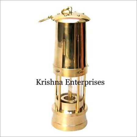 Brass Miner Lamp