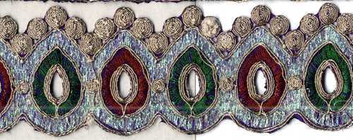Decorative Cut Work Lace - Yarn and Thread, Multicolor, Customized Sizes | Elegant Design, Attractive Look, Perfect Cut Work