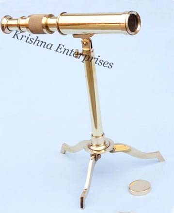 Brass Floor Telescope